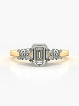 Valanova - Hallmarked 9K Gold and Certified Lab Grown Diamond 1.18Cts Ring