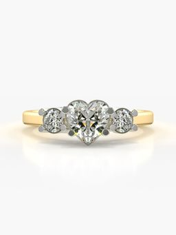 Valanova - Hallmarked 9K Gold and Certified Lab Grown Diamond 1.03Cts Ring