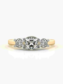 Valanova - Hallmarked 9K Gold and Certified Lab Grown Diamond 1.03Cts Ring
