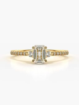 Valanova - Hallmarked 9K Gold and Certified Lab Grown Diamond 1.16Cts Ring