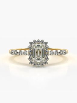 Valanova - Hallmarked 9K Gold and Certified Lab Grown Diamond 1.10Cts Ring