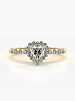Valanova - Hallmarked 9K Gold and Certified Lab Grown Diamond 0.66Cts Ring