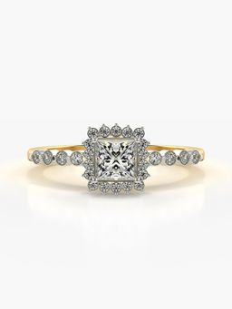 Valanova - Hallmarked 9K Gold and Certified Lab Grown Diamond 0.48Cts Ring