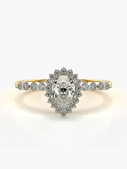 Valanova - Hallmarked 9K Gold and Certified Lab Grown Diamond 0.48Cts Ring