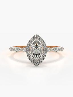 Valanova - Rose-Gold Hallmarked 9K Gold and Certified Lab Grown Diamond 0.81Cts Ring