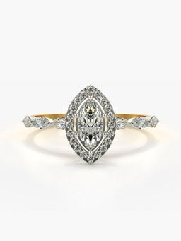 Valanova - Hallmarked 9K Gold and Certified Lab Grown Diamond 0.81Cts Ring