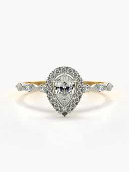 Valanova - Hallmarked 9K Gold and Certified Lab Grown Diamond 0.79Cts Ring