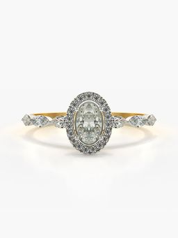 Valanova - Hallmarked 9K Gold and Certified Lab Grown Diamond 0.74Cts Ring