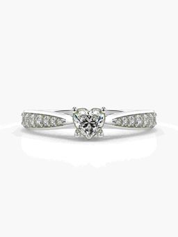 Valanova - Silver Hallmarked 9K Gold and Certified Lab Grown Diamond 0.48Cts Ring