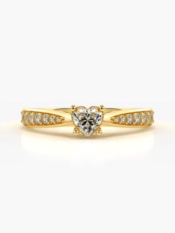 Valanova - Hallmarked 9K Gold and Certified Lab Grown Diamond 0.48Cts Ring