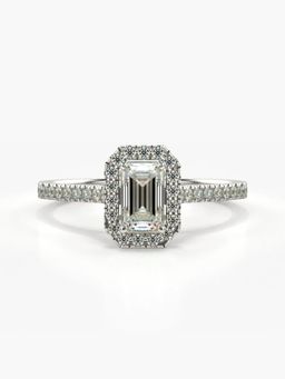 Valanova - Silver Hallmarked 9K Gold and Certified Lab Grown Diamond 0.78Cts Ring
