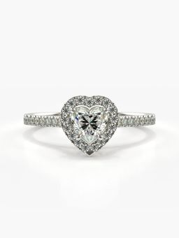 Valanova - Silver Hallmarked 9K Gold and Certified Lab Grown Diamond 0.77Cts Ring