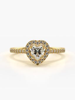 Valanova - Hallmarked 9K Gold and Certified Lab Grown Diamond 0.77Cts Ring