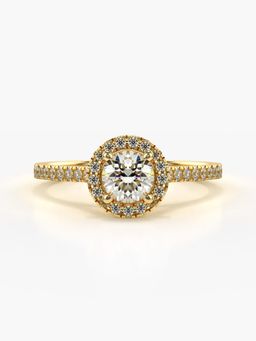 Valanova - Hallmarked 9K Gold and Certified Lab Grown Diamond 0.77Cts Ring