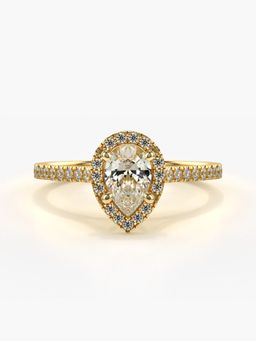 Valanova - Hallmarked 9K Gold and Certified Lab Grown Diamond 0.60Cts Ring