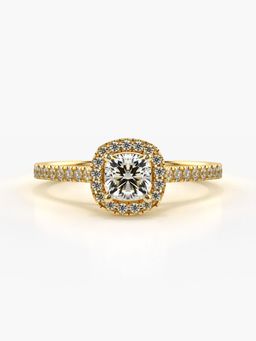 Valanova - Hallmarked 9K Gold and Certified Lab Grown Diamond 0.77Cts Ring