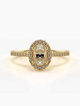 Valanova - Hallmarked 9K Gold and Certified Lab Grown Diamond 0.73Cts Ring