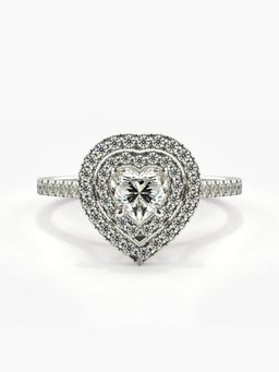 Valanova - Silver Hallmarked 9K Gold and Certified Lab Grown Diamond 0.94Cts Ring