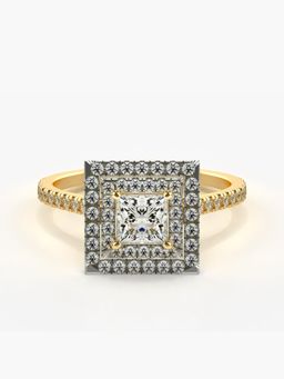 Valanova - Hallmarked 9K Gold and Certified Lab Grown Diamond 0.76Cts Ring