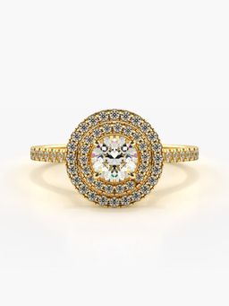 Valanova - Hallmarked 9K Gold and Certified Lab Grown Diamond 0.90Cts Ring