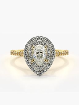 Valanova - Hallmarked 9K Gold and Certified Lab Grown Diamond 0.71Cts Ring