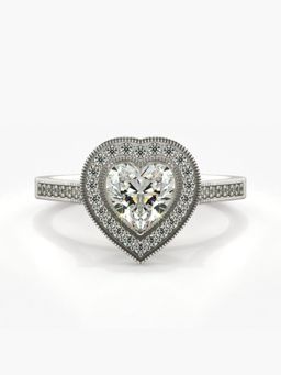 Valanova - Silver Hallmarked 9K Gold and Certified Lab Grown Diamond 1.08Cts Ring