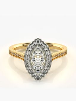 Valanova - Hallmarked 9K Gold and Certified Lab Grown Diamond 0.99Cts Ring