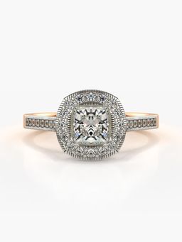 Valanova - Rose-Gold Hallmarked 9K Gold and Certified Lab Grown Diamond 1.04Cts Ring