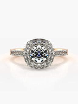 Valanova - Rose-Gold Hallmarked 9K Gold and Certified Lab Grown Diamond 1.14Cts Ring