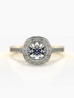 Valanova - Hallmarked 9K Gold and Certified Lab Grown Diamond 1.14Cts Ring
