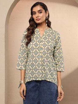 Libas - Printed Cotton Blend Straight Tunic for Women