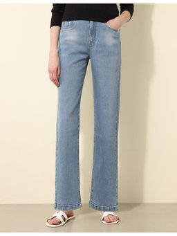 U.S. POLO ASSN. - Blue High Rise Straight Fit Jeans