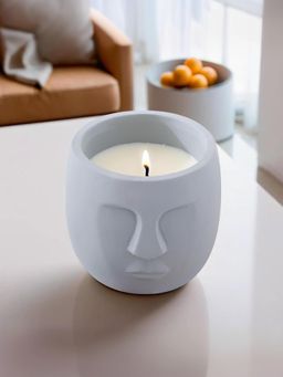 Ekhasa - Teakwood Scented Candle (Grey)