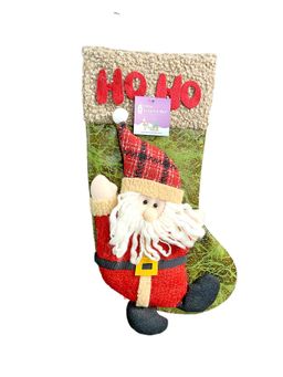 Little Surprise Box - Hoho Lettering Santa Christmas Stocking For Gifts-Christmas Decor