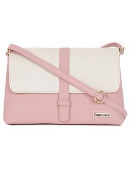Fastrack - Light Pink and Beige Casual Sling Bag for Women