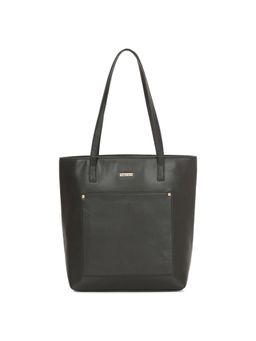 Fastrack - Charcoal Black Zippered Tote Bag for Women