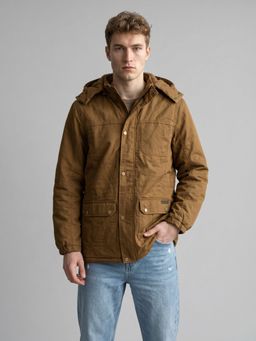 Monte Carlo - Mens Regular Fit Full Sleeve Solid Winter Padded Jacket