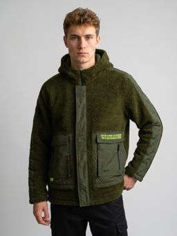 Rock.it - Mens Smart Fit Full Sleeve Hooded Solid Jacket