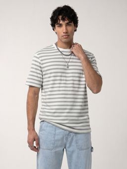 max - Urb_N Men Striped T-Shirt