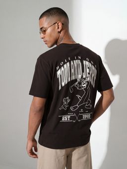 max - Urb_N Men Oversized Tom And Jerry Printed T-Shirt