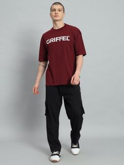 Griffel - Men Maroon Oversized Co-Ord Set