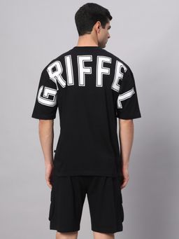 Griffel - Oversized Black Bold Back Logo Co-Ord Set