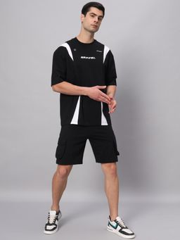 Griffel - Monochrome Streetwear Oversized Black Co-Ord Set