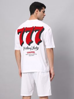 Griffel - Lucky 777 Oversized White Co-Ord Set