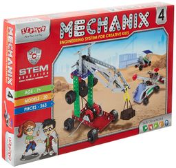 Zephyr - Mechanix-4, DIY STEM Toy, Building and Construction Set for Boys and Girls Age 7+ Years
