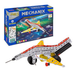 Zephyr - Mechanix Robotix-3 Motorized STEM/STEAM, Building and Construction Set, Age 8+