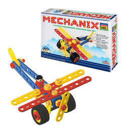 Zephyr - Plastic Mechanix Planes-2 STEM Toy Building and Construction Set, Age 5+ - Multicolor