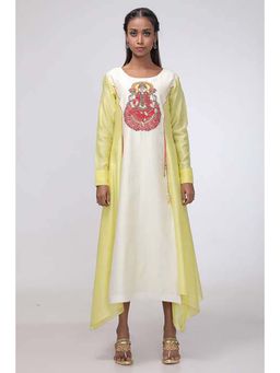 CHHAYA MEHROTRA - Embroidered Yellow Kurta