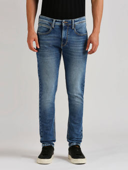 Pepe Jeans - Chinox Mid Rise Skinny Fit Gymdigo Jeans Blue