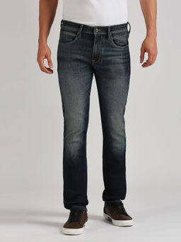 Pepe Jeans - Vapour Dark Mid Rise Slim Fit Powerflex Jeans Navy Blue